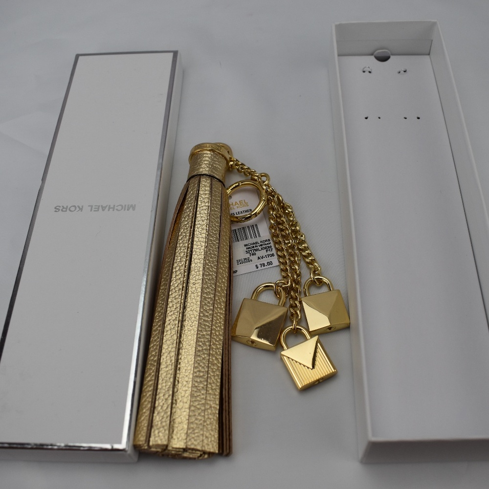 Michael Kors NWT, Gold Purse Charm